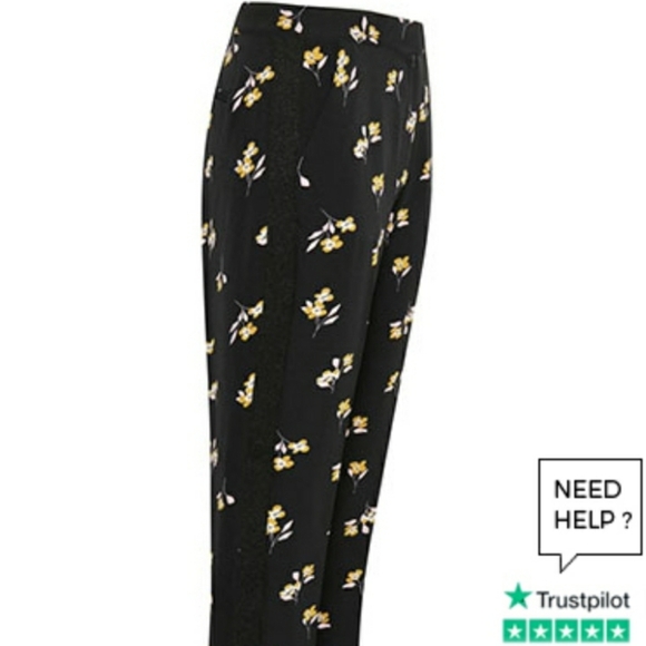 BNWT black floral  Soaked in Luxury Pant - Picture 2 of 4